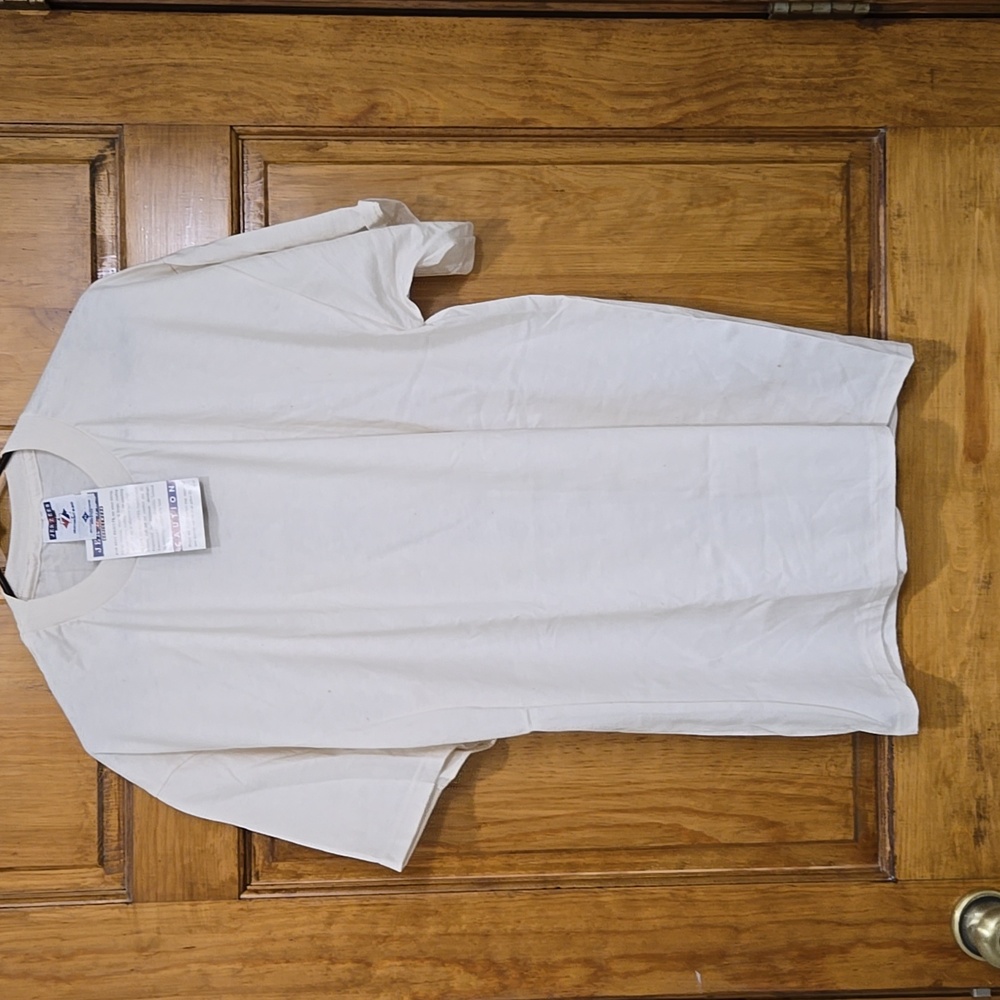 Jerzees Men's Active Wear Beige Short Sleeve Shirt